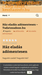 Mobile Screenshot of keszhazinfo.hu